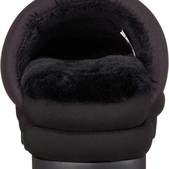 Ugg Women's Maxi Slide Logo Black Platform Size 8 NEW - Picture 4 of 5